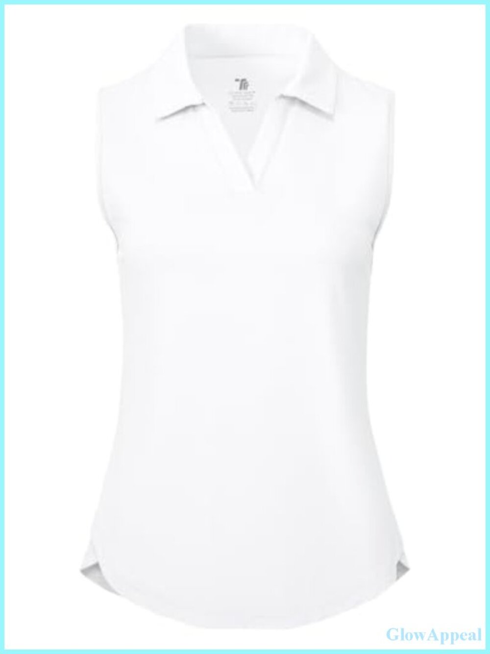 Women's Sleeveless Golf Polo Shirt UPF 50+ Quick Dry Athletic Tennis Tank Top